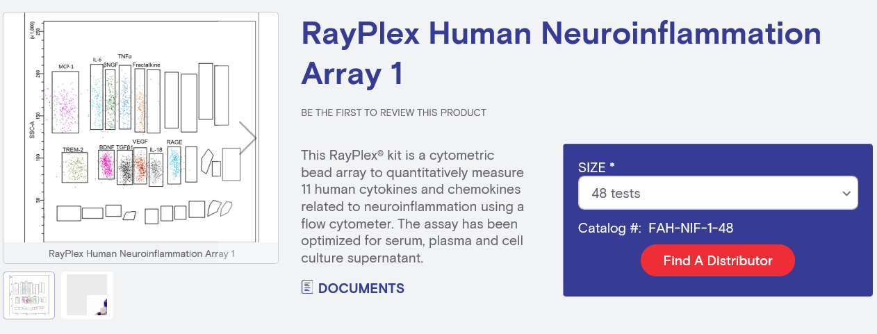 raybiotech neuroinflammation panel